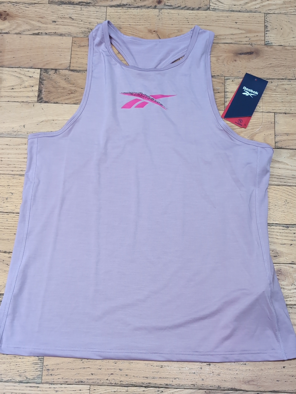 NEW Reebok Lilac Racerback Tank Activchill  Ladies L Large *A5